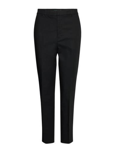 Lauren Ralph Lauren Double-Faced Stretch Cotton Pant Svart