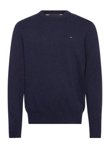 Tommy Hilfiger Pima Org Ctn Cashmere Crew Neck Marinblå