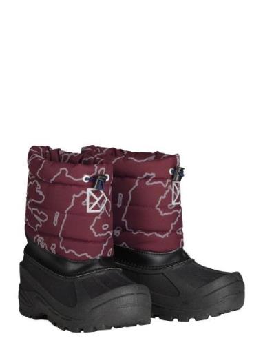 Didriksons Lumi Kids Boots Burgundy