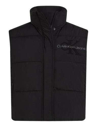 Calvin Klein Jeans Chenille Monologo Vest Svart