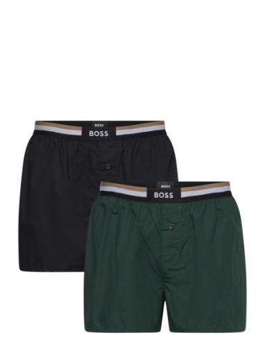 BOSS 2P Boxer Shorts Ew Svart