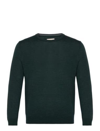 GANT Extrafine Merino Wool C-Neck Grön