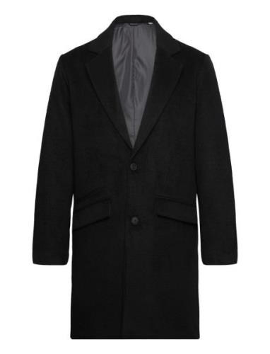 Jack & J S Jjhays Wool Blend Coat Svart