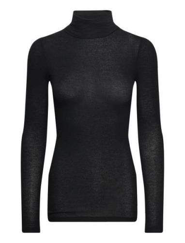 Bruuns Bazaar Angelabb Roll Neck Svart