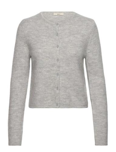 Gina Tricot Knitted Cardigan Grå