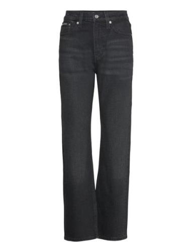 Calvin Klein Jeans High Rise Straight Svart