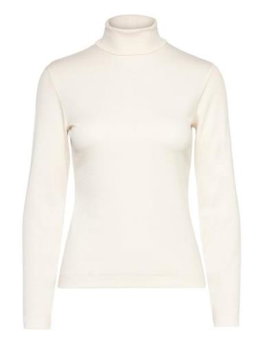 GANT Slim Rib Turtleneck Kräm