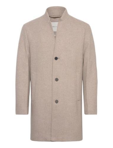 Tom Tailor Wool Coat Beige