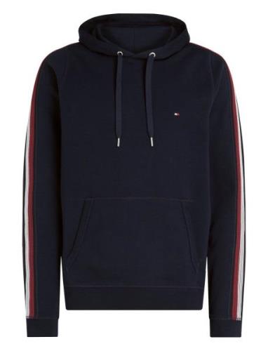 Tommy Hilfiger Global Stripe Tape Hoody Marinblå