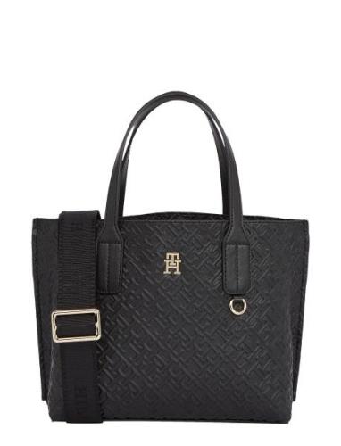 Tommy Hilfiger Th Distinct Small Tote Mono Svart