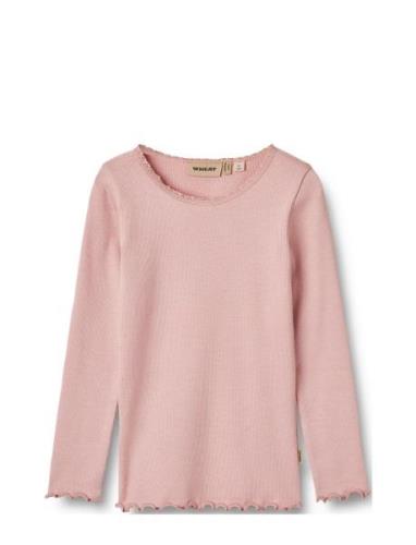 Wheat Rib T-Shirt L/S Reese Rosa