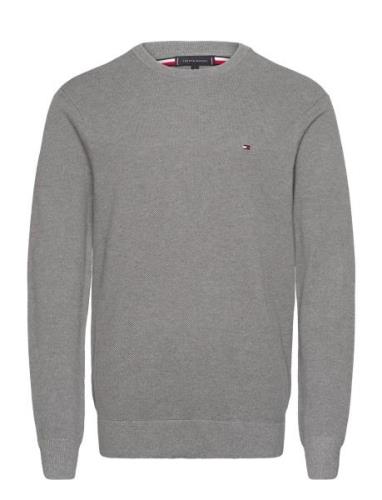 Tommy Hilfiger Essential Structure Crew Neck Grå