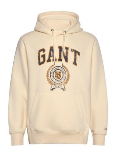 GANT Front Graphic Sweat Hoodie Kräm