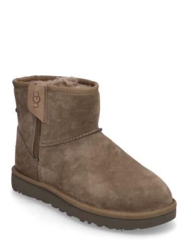 UGG W Classic Mini Bailey Zip Brun