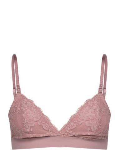 Lindex Bra Nursing Bralette Iris Rosa