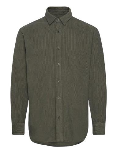 Mads Nørgaard Classic Cord Malte Shirt Grön