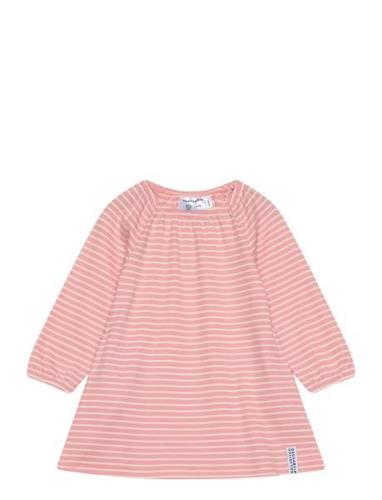 Geggamoja Singoalla Dress Pink/Offwhite 06 74/80 Rosa