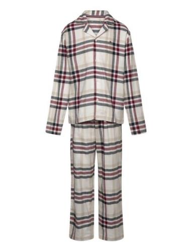 Tommy Hilfiger Pj Straight Gifting Print Set Kräm