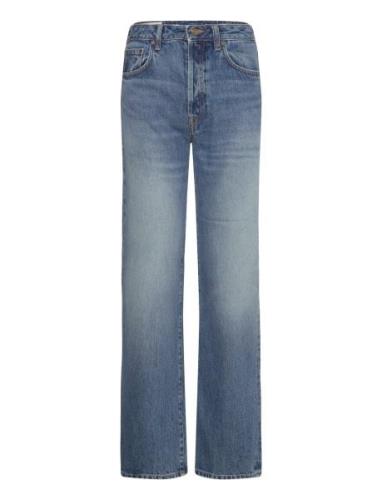 GANT Straight Rigid Jeans Blå