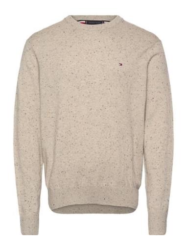 Tommy Hilfiger Pima Org Ctn Cashmere Crew Neck Beige