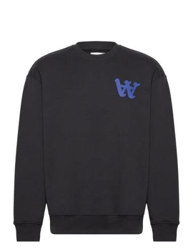 Double A By Wood Wood Wwnoel Gothic Sweatshirt Svart