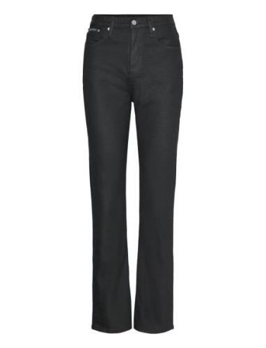 Calvin Klein Jeans High Rise Straight Svart