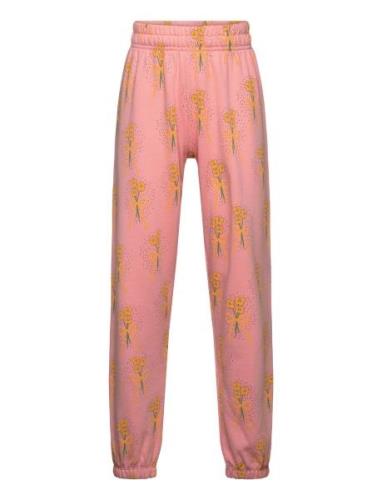 Mini Rodini Winter Flowers Aop Sweatpants Rosa