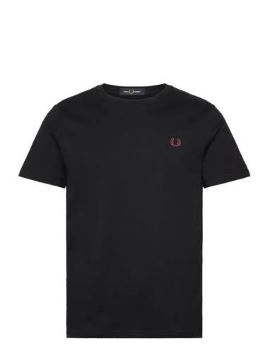 Fred Perry Crew Neck T-Shirt Svart