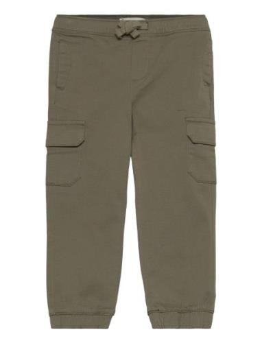 Mango Cargo Jogger Trousers Grön