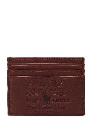 Polo Ralph Lauren Heritage Leather Card Case Brun