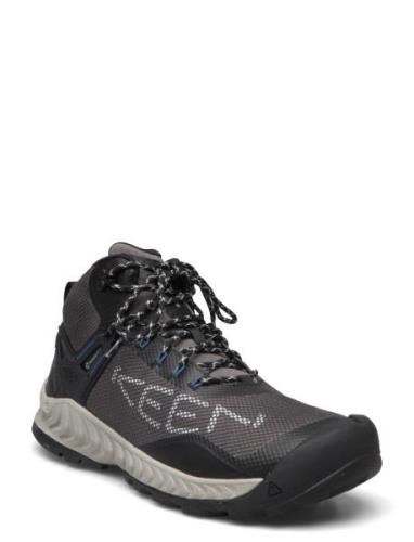 KEEN Ke Nxis Evo Mid Wp M-Magnet-Bright Cobalt Svart