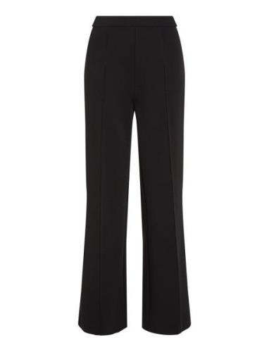 Calvin Klein Technical Knit Wide Leg Pant Svart