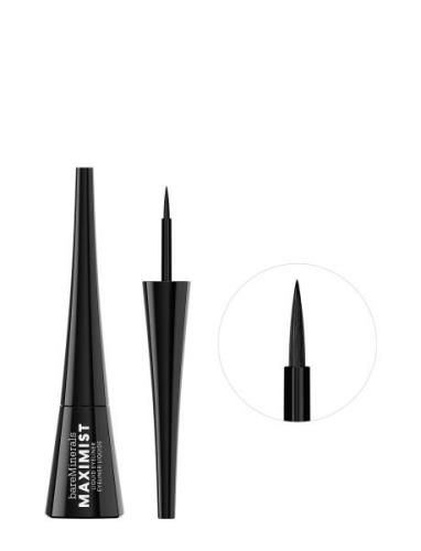 BareMinerals Maximist Liquid Eye Liner Black 4 Ml Svart