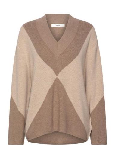 InWear Rudiiw Intarsia Pullover Beige