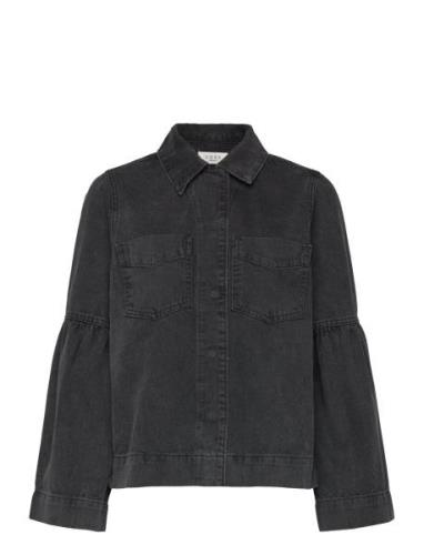 NORR Hannali Ls Denim Jacket Svart