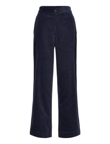 Rabens Sal R Corduroy Pants - Carly Marinblå