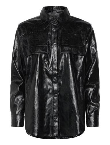 French Connection Emmett Pu Overshirt Svart