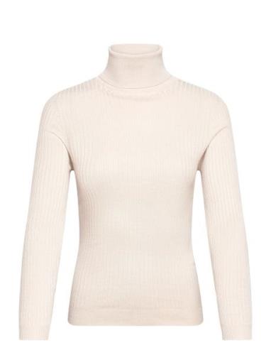 ONLY Onlkarol L/S Rollneck Pullover Knt Noos Kräm