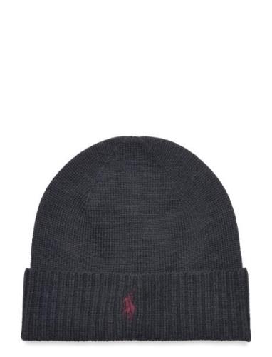 Polo Ralph Lauren Signature Pony Wool Beanie Grå