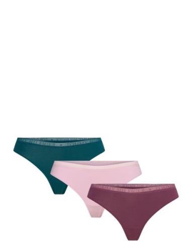 Tommy Hilfiger 3P Thong Rosa