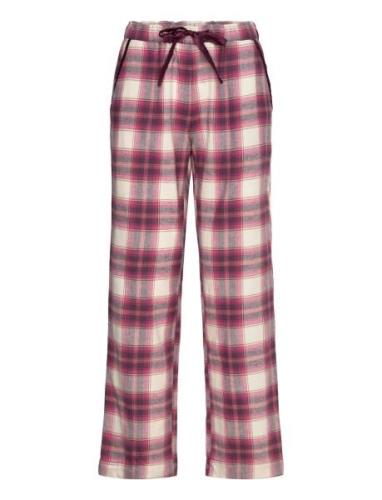 Missya Check Flannel Night Pant Rosa