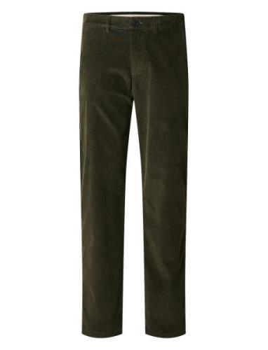 Selected Homme Slh196-Straight Miles Cord Pants W Noos Grön