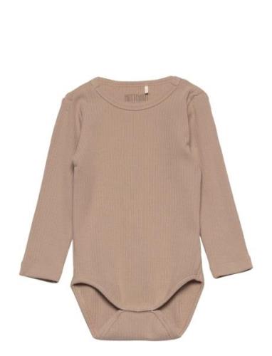 Huttelihut Body Ls Rib Beige