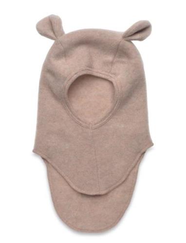 Huttelihut Balaclava Ears Wool Fleece Beige