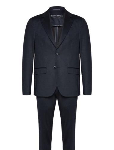 Bruun & Stengade Bs Chapelle Classic Fit Suit Set Marinblå