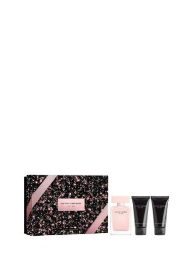 Narciso Rodriguez Gift Set For Her Edp + Body Lotion + Shower Gel Nude