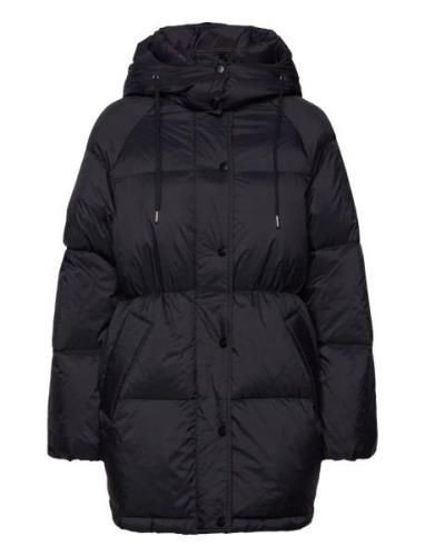 GANT Mid Length Down Jacket Svart