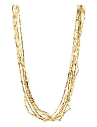 Pilgrim Connect Recycled Necklace Guld