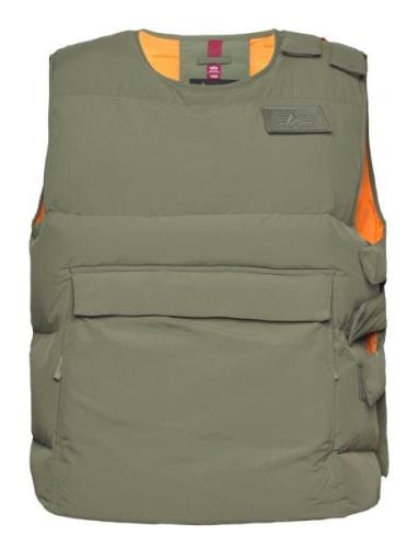 Alpha Industries Protector Puffer Vest Khaki Green