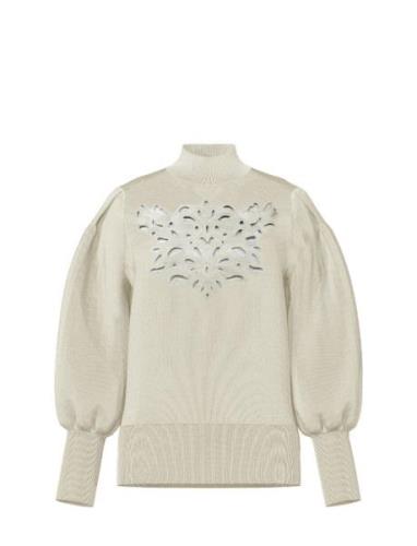 YAS Yasfiraz Ls Knit Pullover S. Kräm